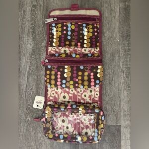 New Fossil Roll Up Cosmetic Bag Travel Bag New